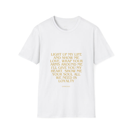 Graphic Tee Live Life and Love Unisex T-Shirt