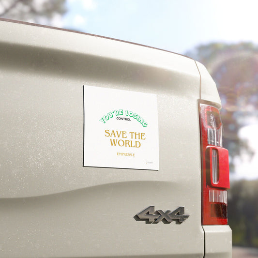 Car Magnets SAVE THE WORLD