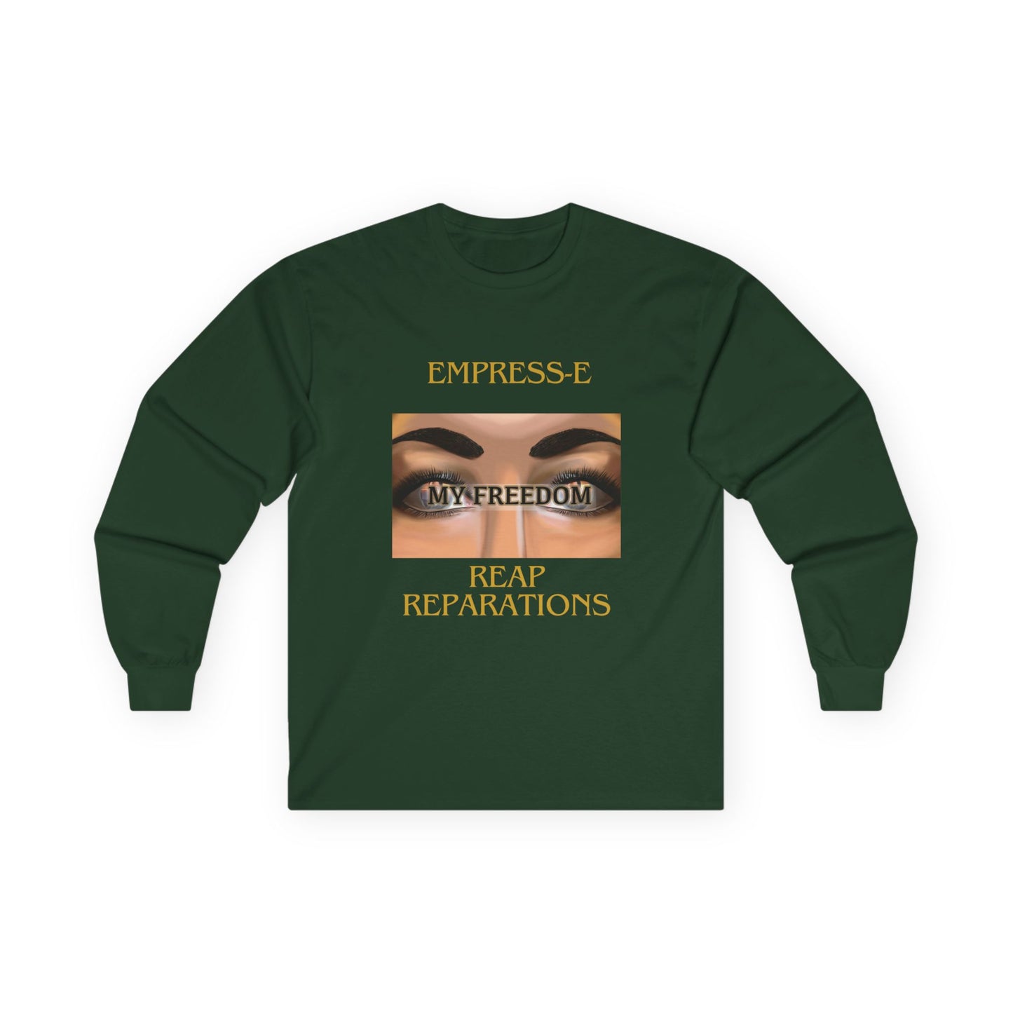 Black History Unisex Long Sleeve Tee - MY FREEDOM Design