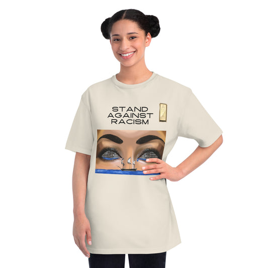 Organic Unisex Classic T-Shirt - Stand Against Racism  SLAVE SHIP Graphic Tee