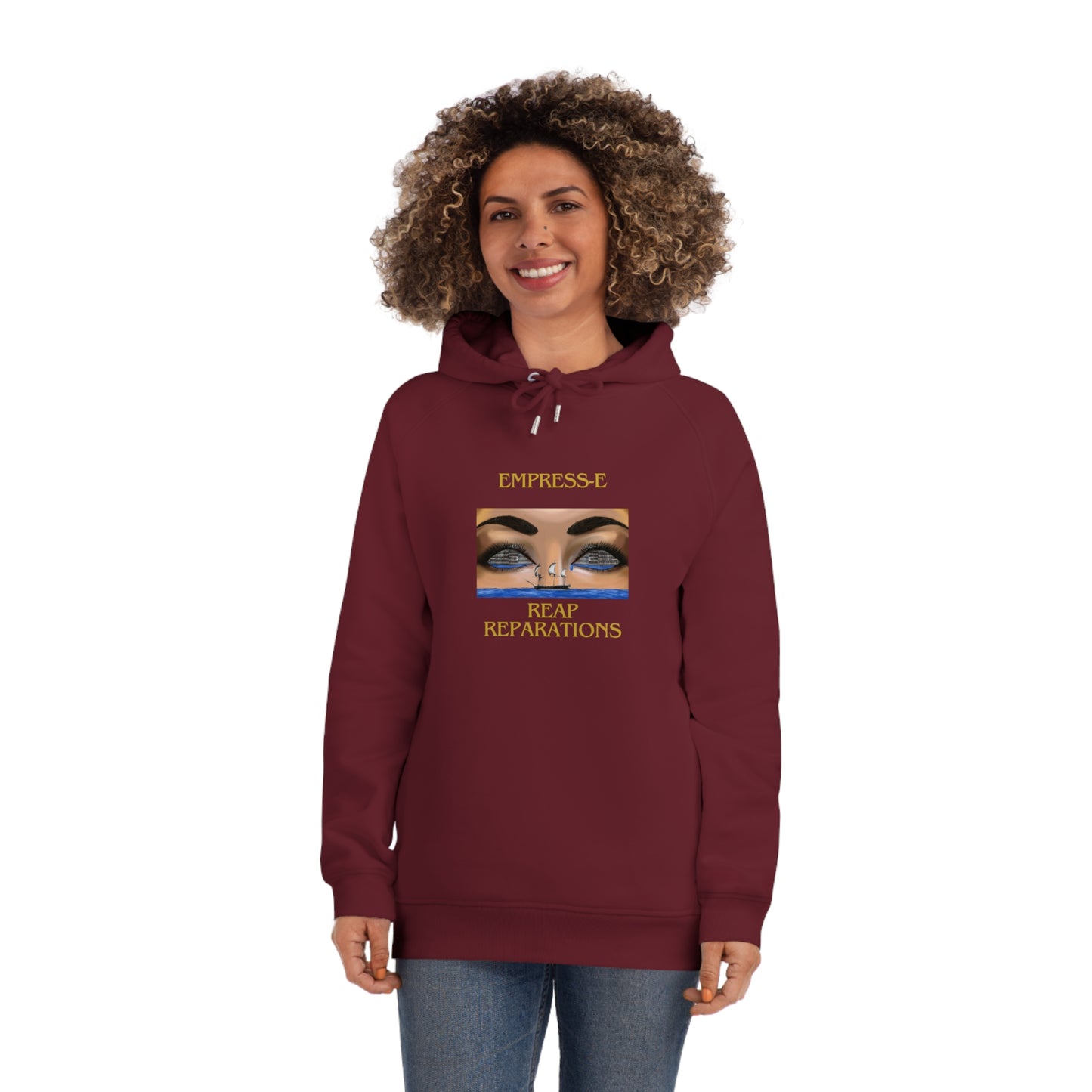 Hoodie - Slave Ship Reap Reparation EMPRESS-E Black History Design