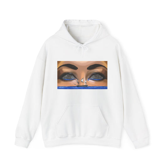 Hooded Sweatshirt Ship Sailing Eyes Reap Reparations Black History