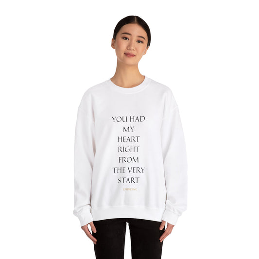 Soulmate Unisex Sweatshirt - You Had My Heart From the Start