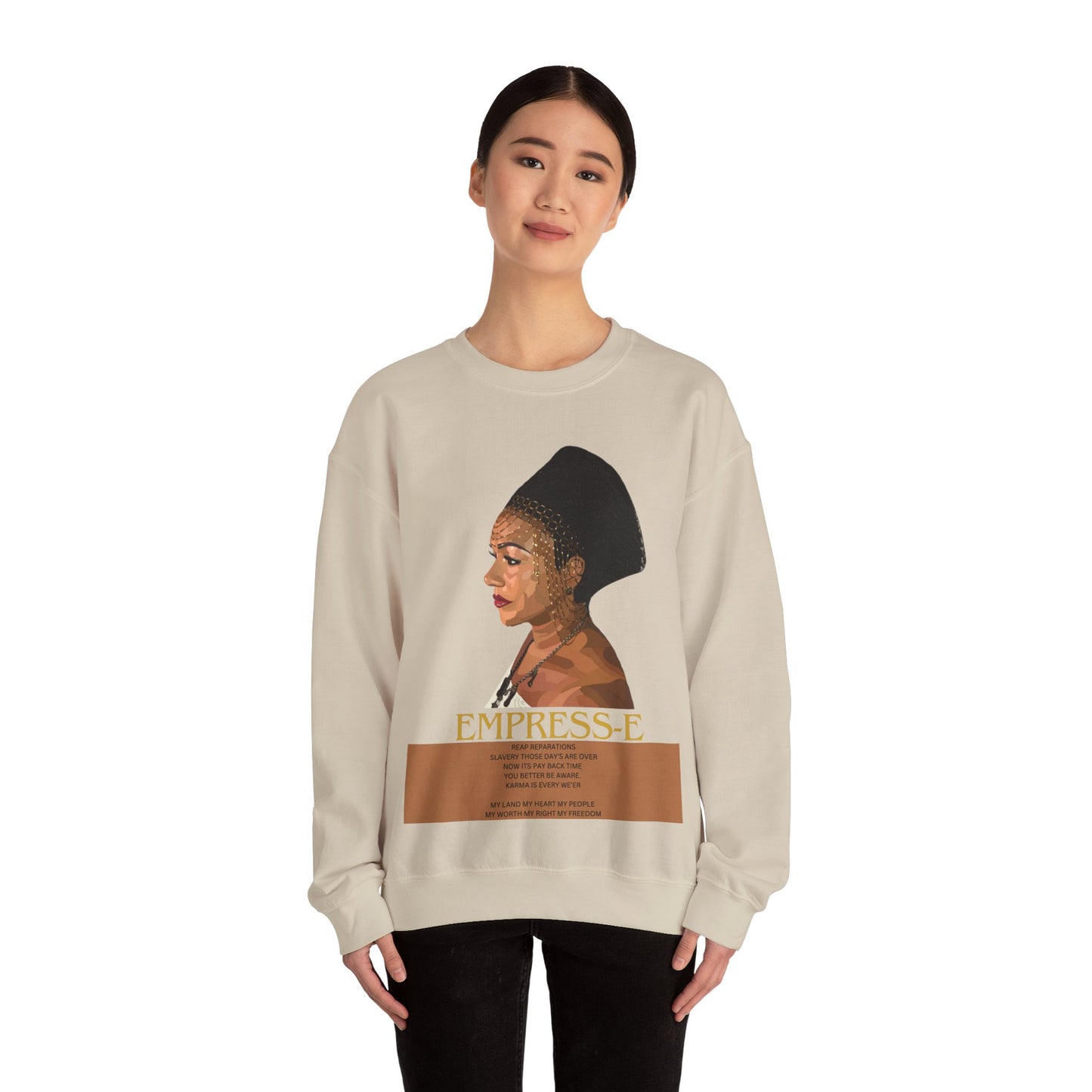 Sweatshirt My Land My Heart My People My Worth My Rights My Freedom  Reparations