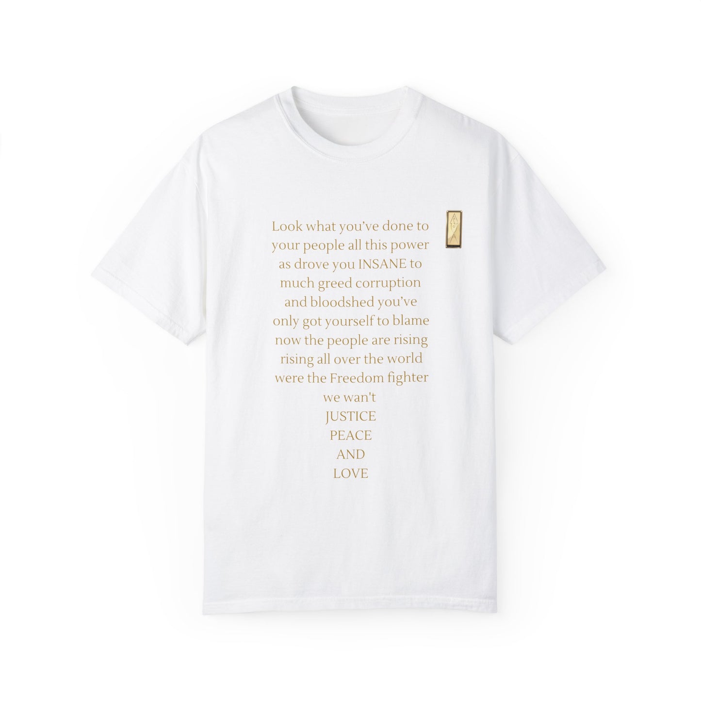 Unisex Garment-Dyed T-shirt - LOOK what you've done-BROKEN SYSTEM