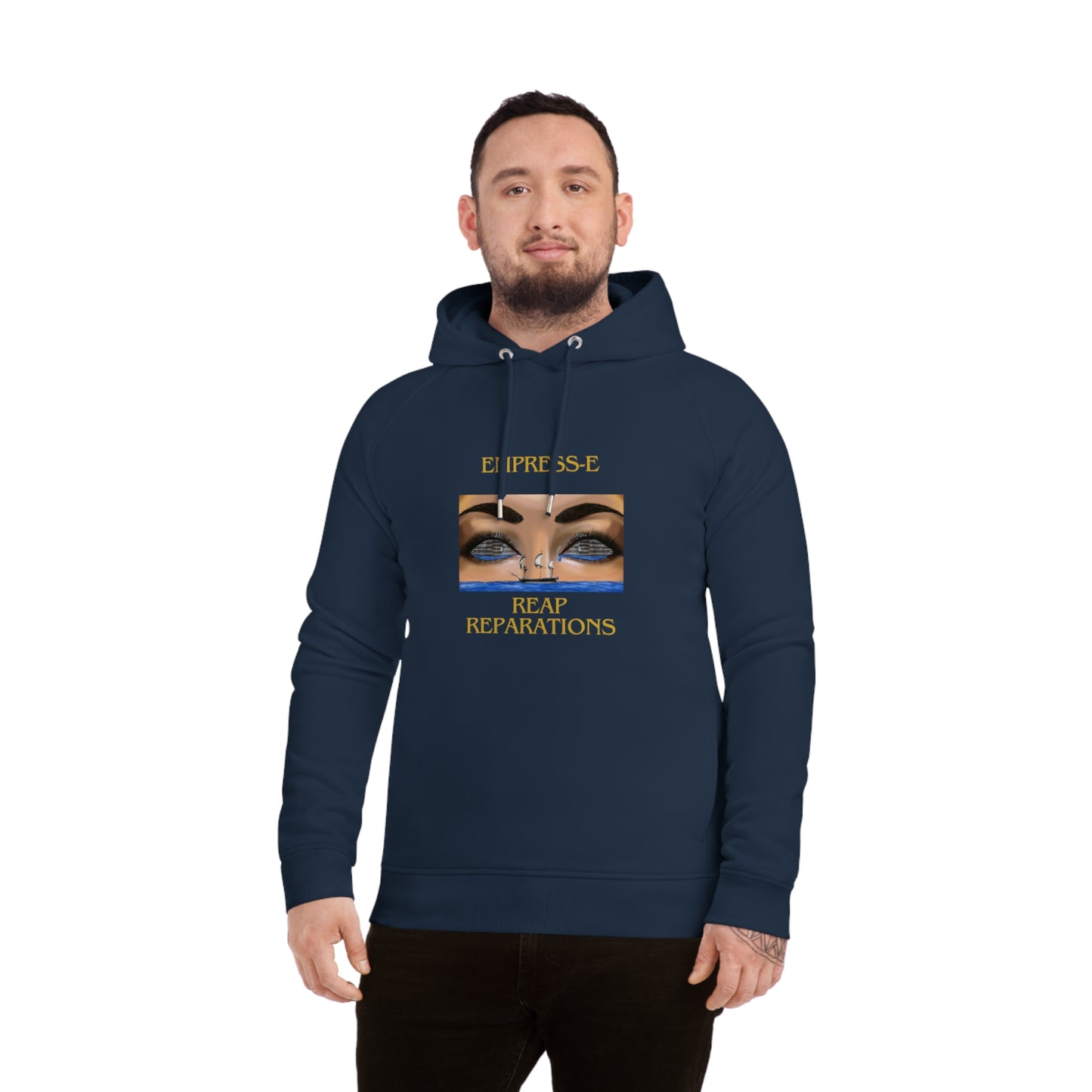 Hoodie - Slave Ship Reap Reparation EMPRESS-E Black History Design