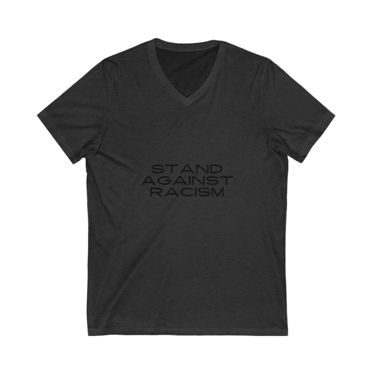 Empress-E STAND AGAINST RACISM Unisex V-Neck Tee, Top