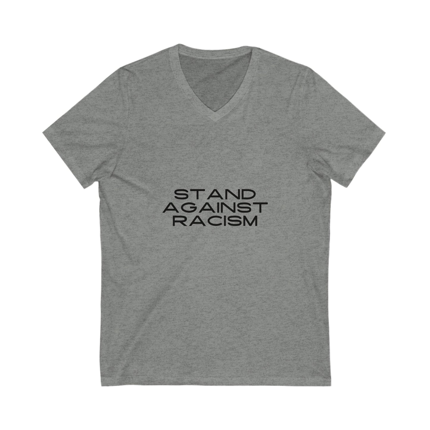 Empress-E STAND AGAINST RACISM Unisex V-Neck Tee, Top