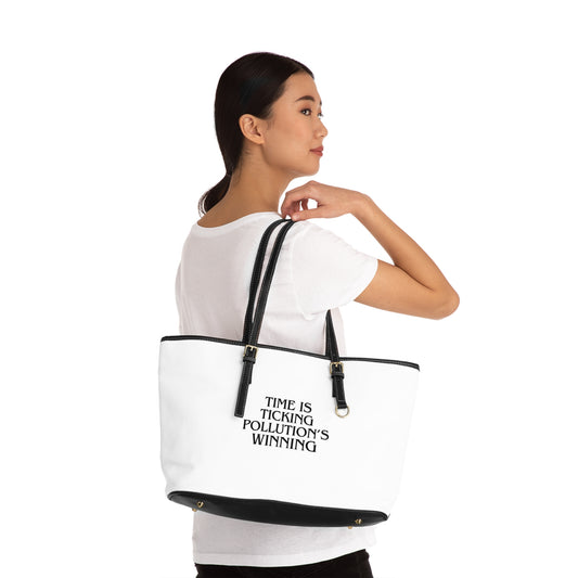 Shoulder Bag - Save The World PU Leather