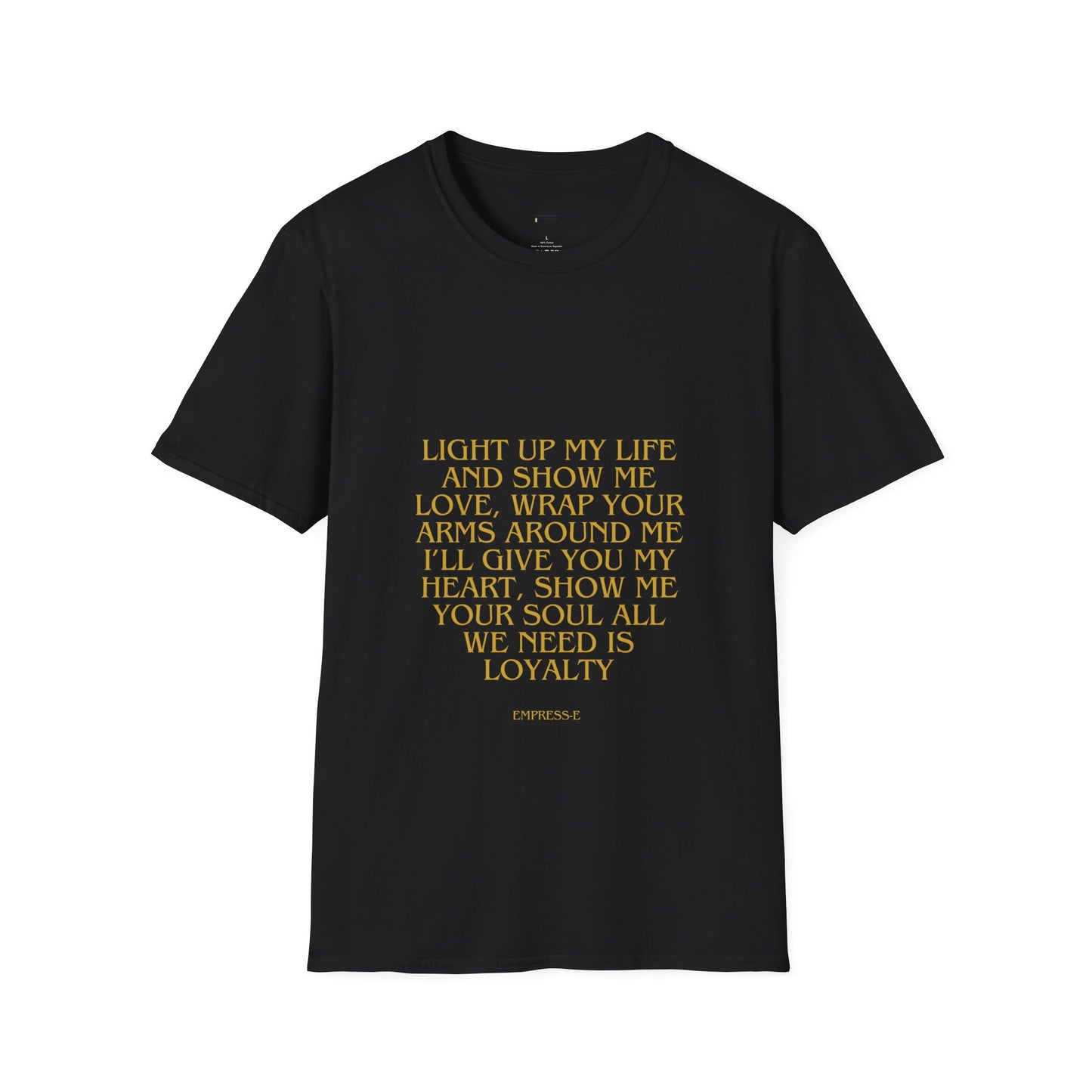 Graphic Tee Live Life and Love Unisex T-Shirt