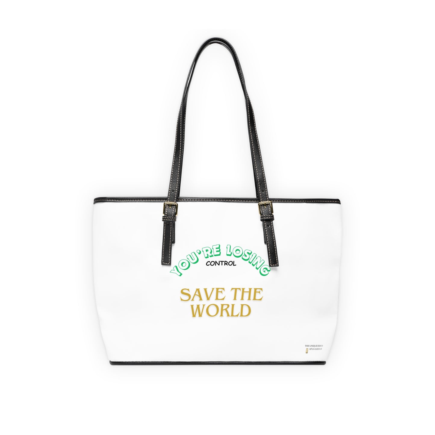 Shoulder Bag - Save The World PU Leather