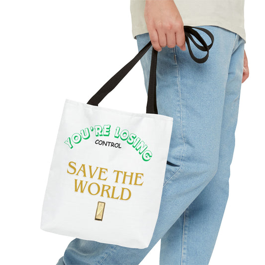 Tote Bag - Save the World Environment Eco-Friendly Shopping Bag