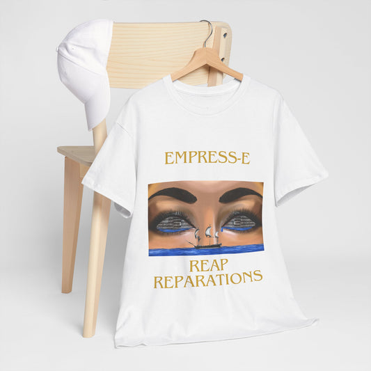 T-Shirt REAP REPARATIONS slave ships eyes black history