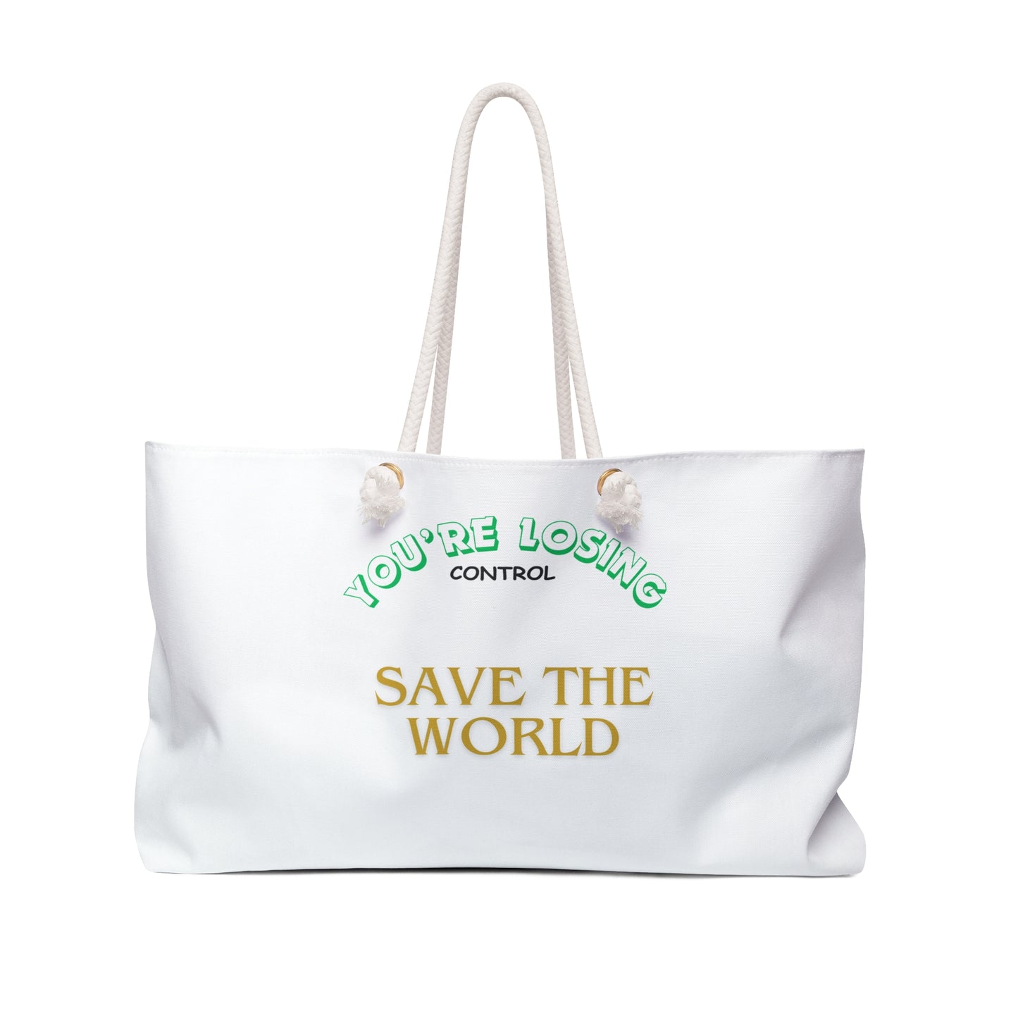 Weekender Bag - SAVE THE WORLD