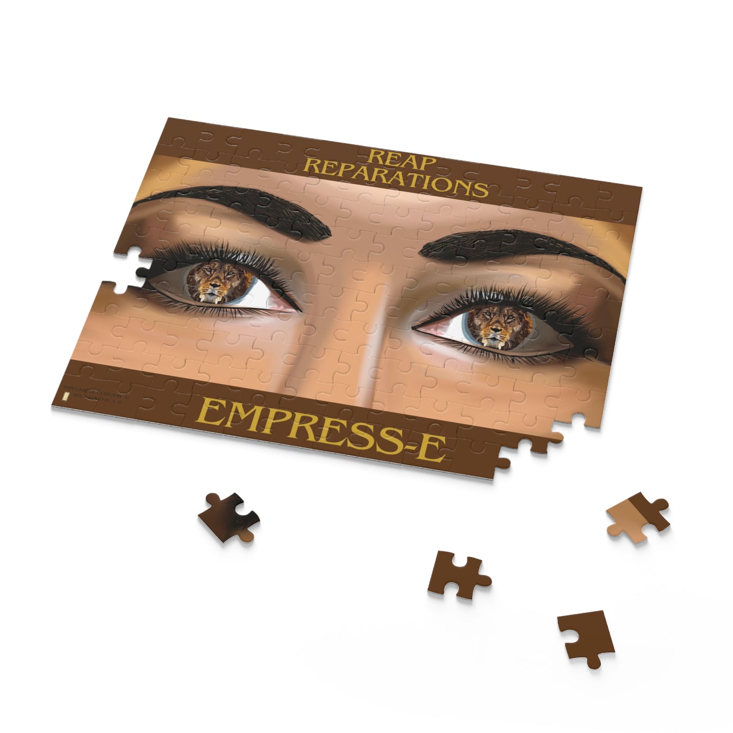 Puzzle (120, 252, 500-Piece) strong like a LION.EMPRESS-E. kwanzaa,  birthday
