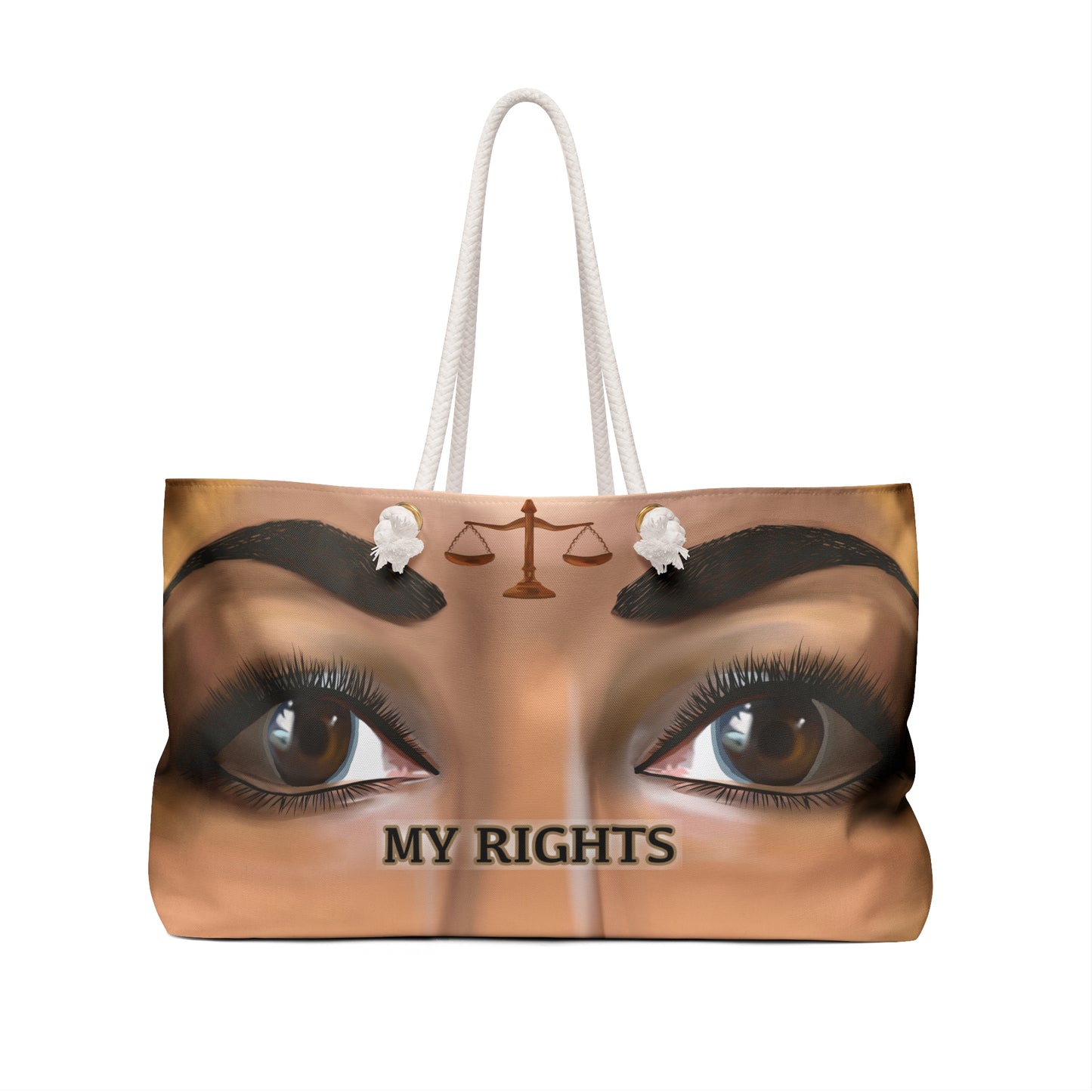 Tote Bag MY RIGHTS Black History - Indigenous people Weekend Bag