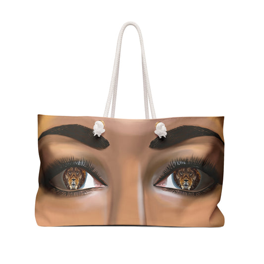 Weekender Bag - EMPRESS-E LION EYES Design