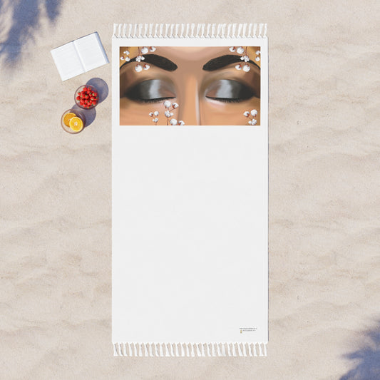 beautiful Brown Eyes  -boho beach cloth design, ocean lover gift