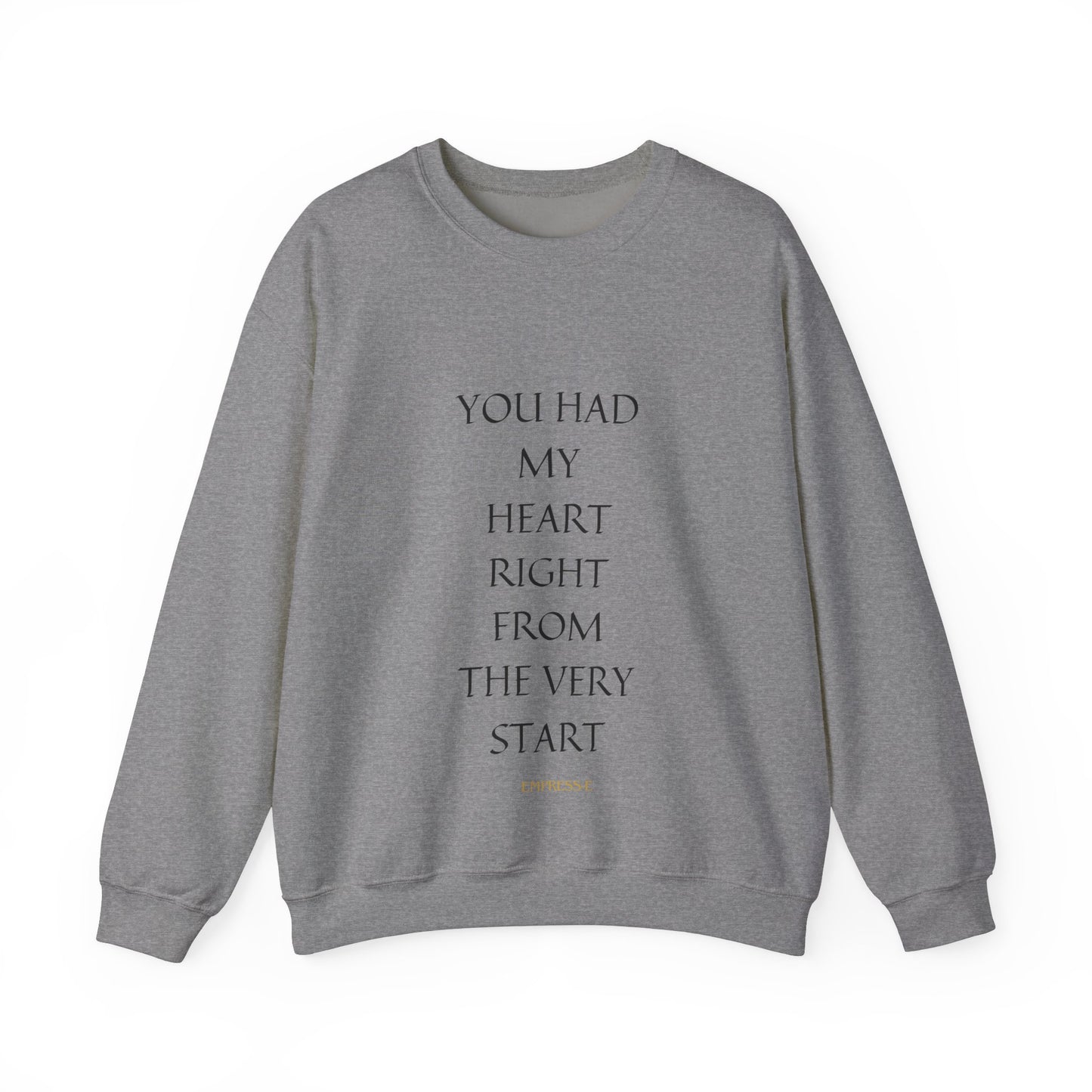 Soulmate Unisex Sweatshirt - You Had My Heart From the Start
