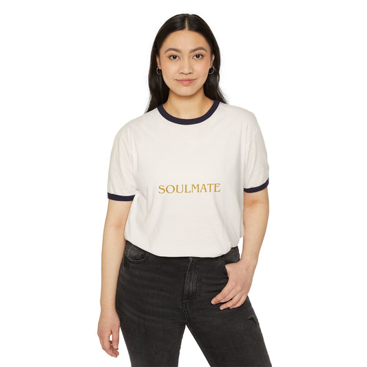 Ringer T-Shirt - SOULMATE the most beautiful thing in my mind