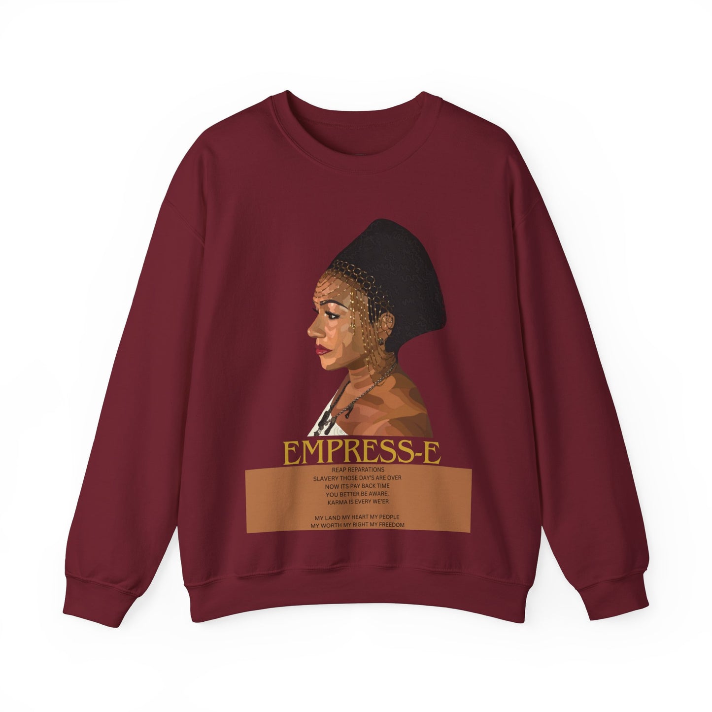 Sweatshirt My Land My Heart My People My Worth My Rights My Freedom  Reparations