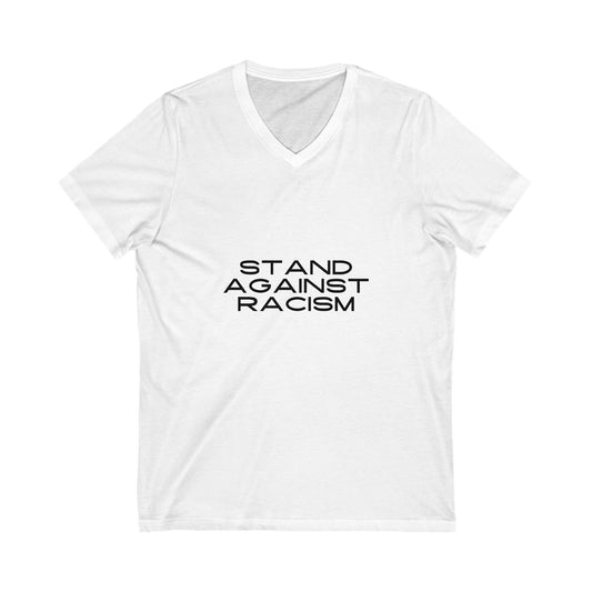 Empress-E STAND AGAINST RACISM Unisex V-Neck Tee, Top