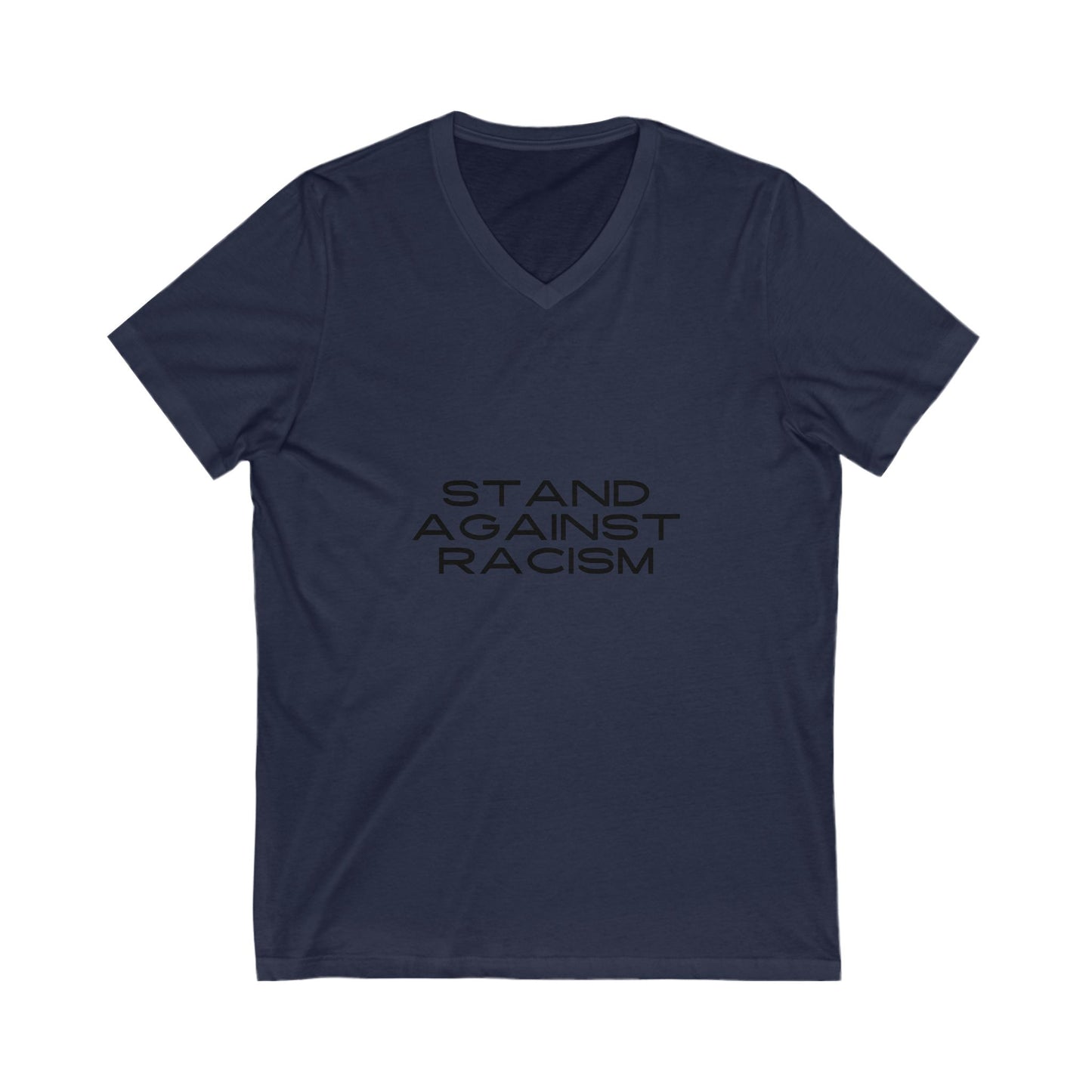 Empress-E STAND AGAINST RACISM Unisex V-Neck Tee, Top