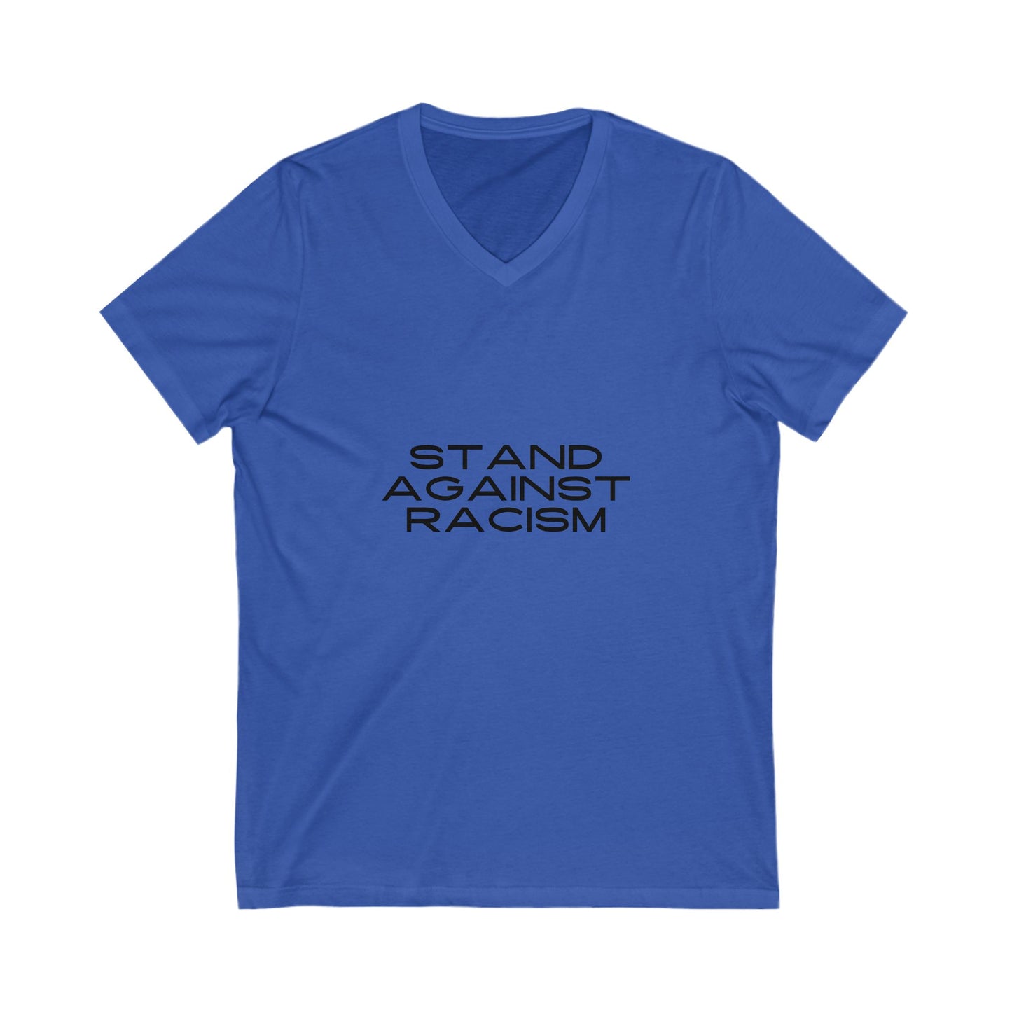 Empress-E STAND AGAINST RACISM Unisex V-Neck Tee, Top