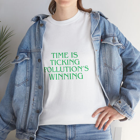 Unisex Heavy Cotton Tee, Time is ticking