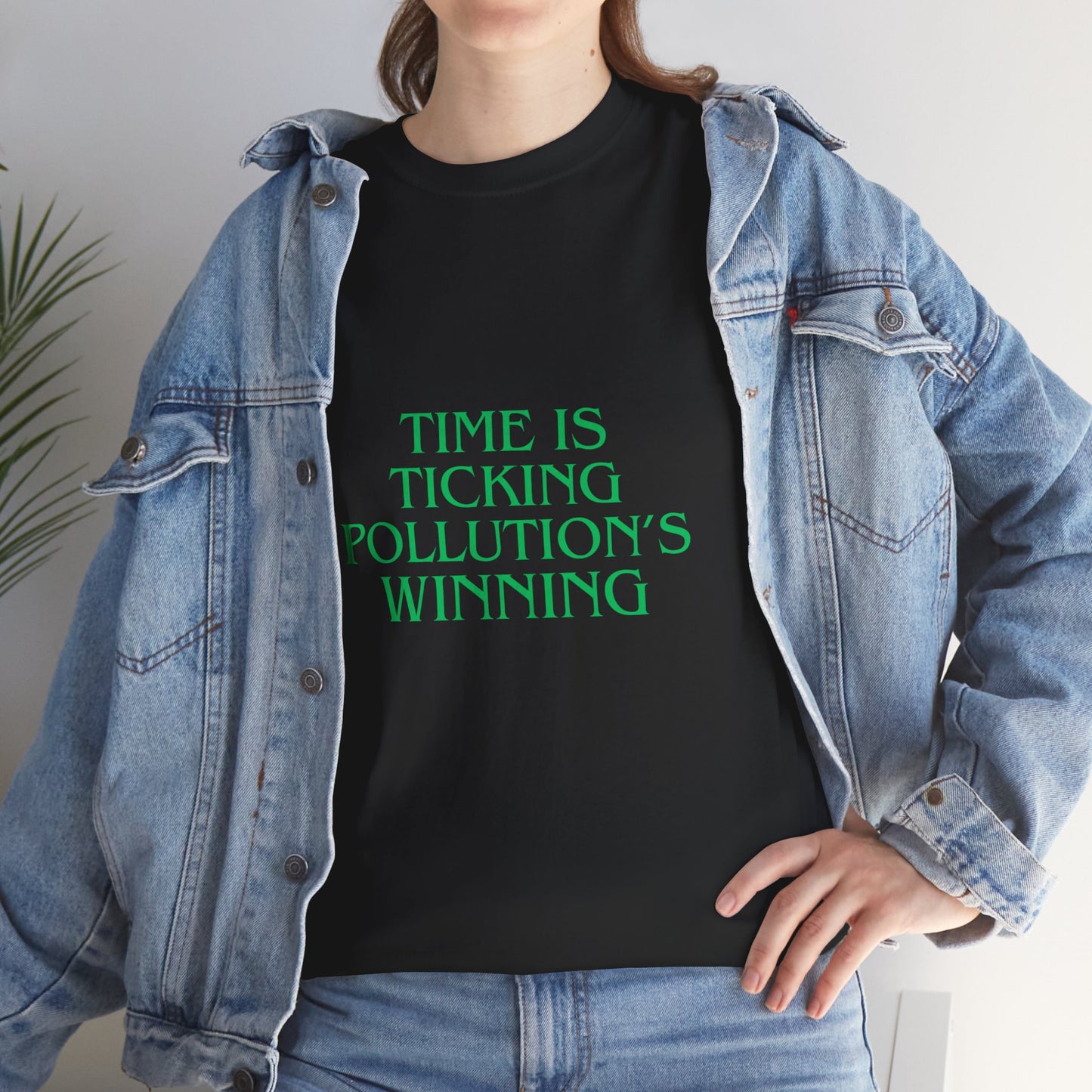 Unisex Heavy Cotton Tee, Time is ticking