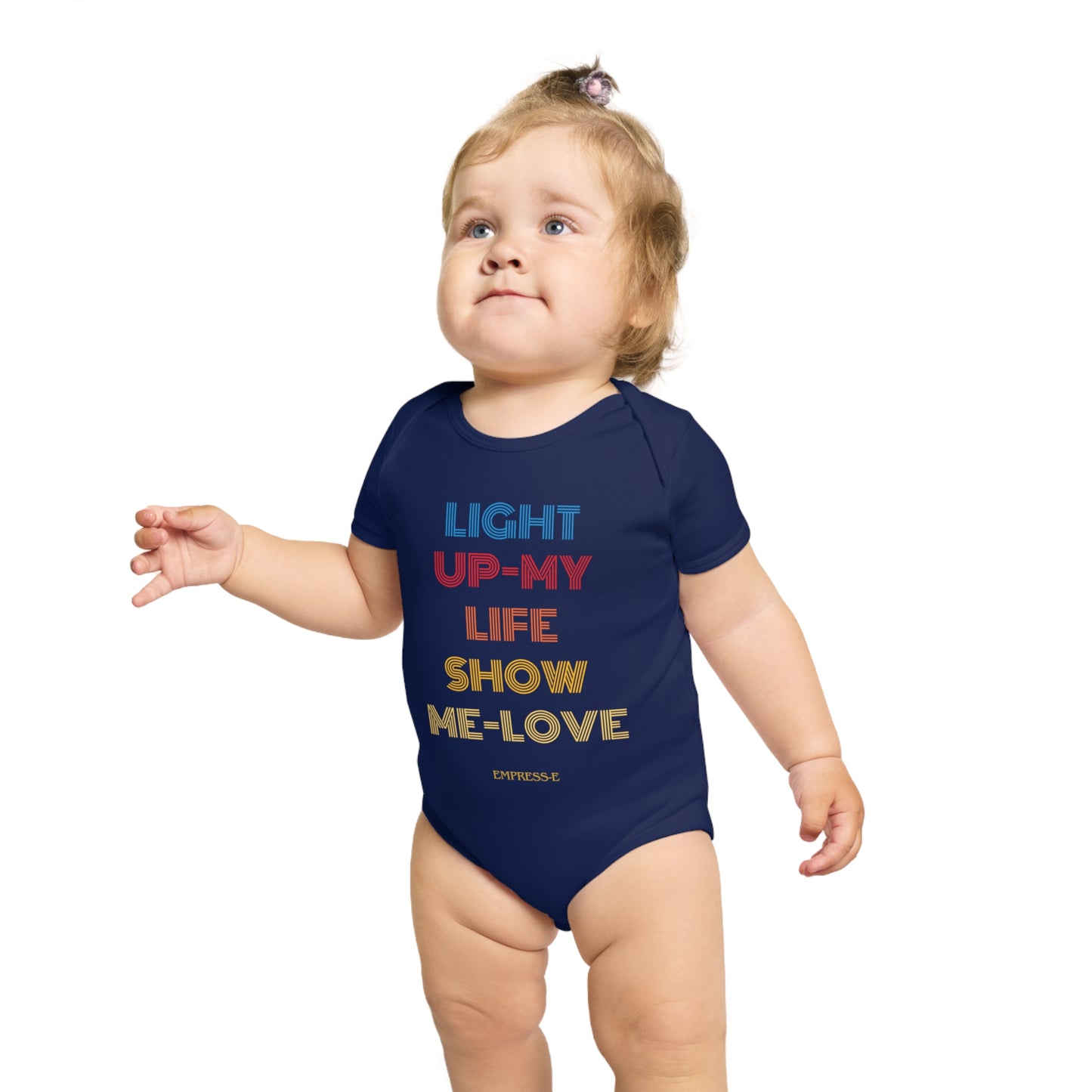 Short Sleeve Baby Bodysuit : LIVE LIFE LOVE