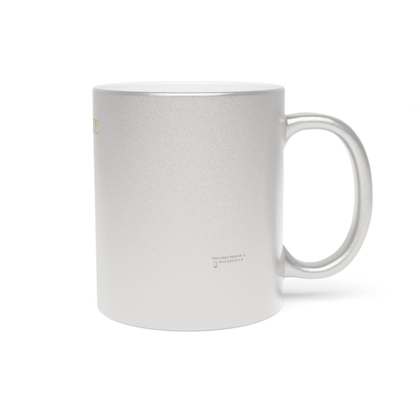 Metallic Mug (Silver") with SOULMATE You had my heart right from the very start by EMPRESS-E