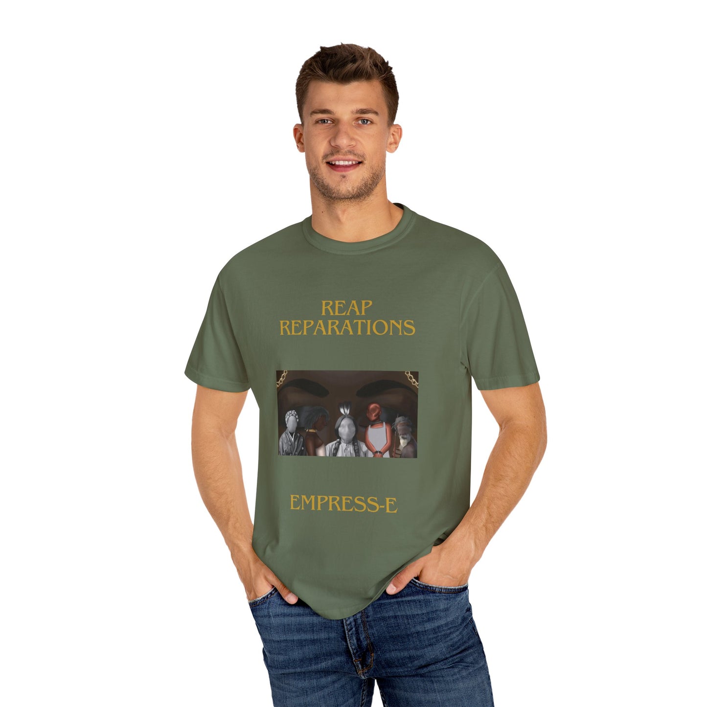 REAP REPARATIONS Unisex T-shirt for Black History, Civil Rights,Juneteenth, BLM