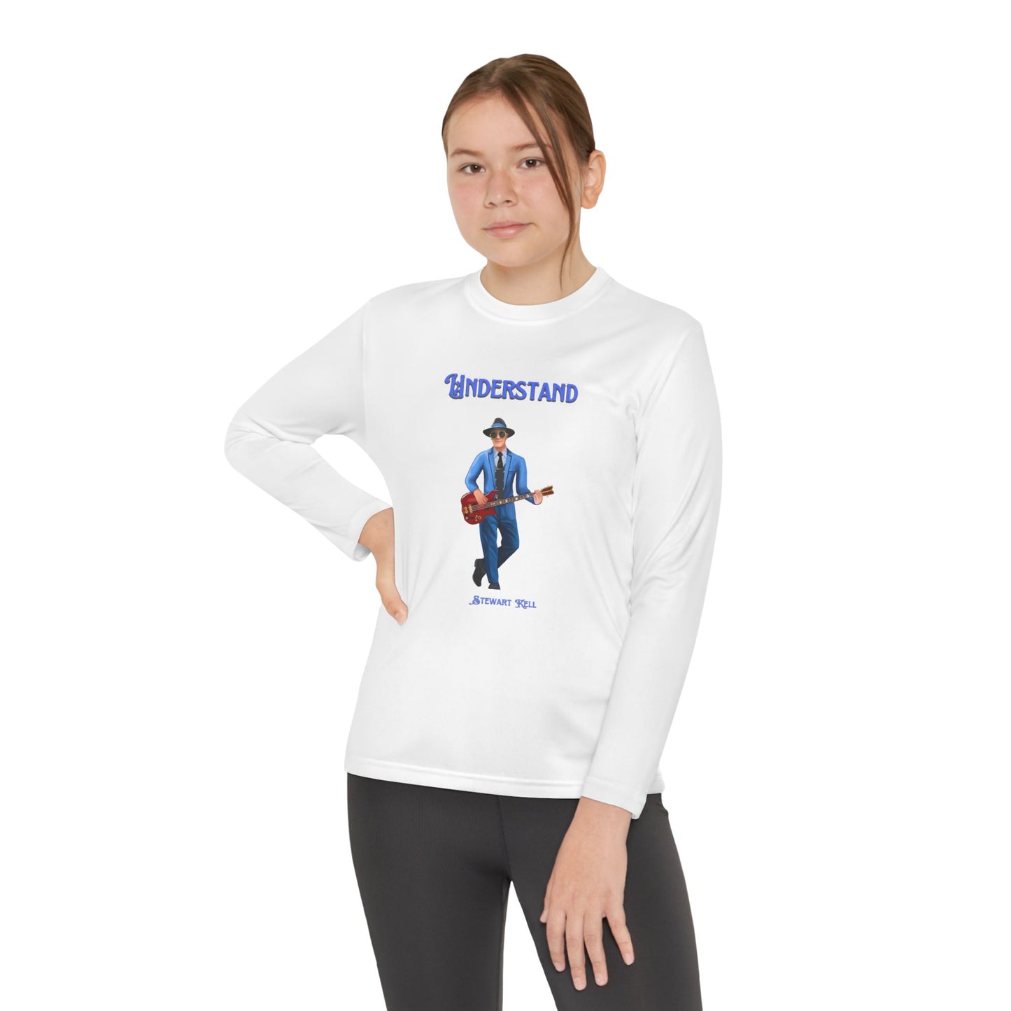Long Sleeve Tee - UNDERSTAND Peace Song by Stewart Kell