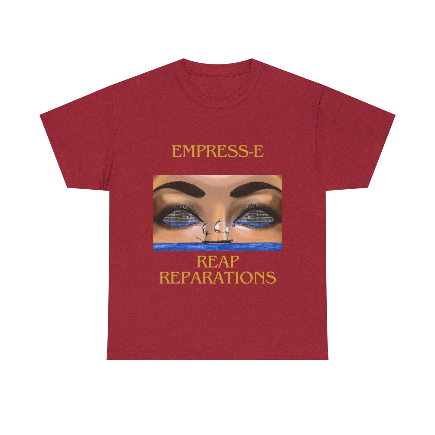 T-Shirt REAP REPARATIONS slave ships eyes black history
