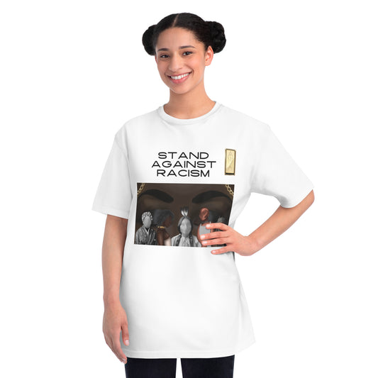 Unisex Organic T-Shirt - Stand Against Racism Graphic Tee