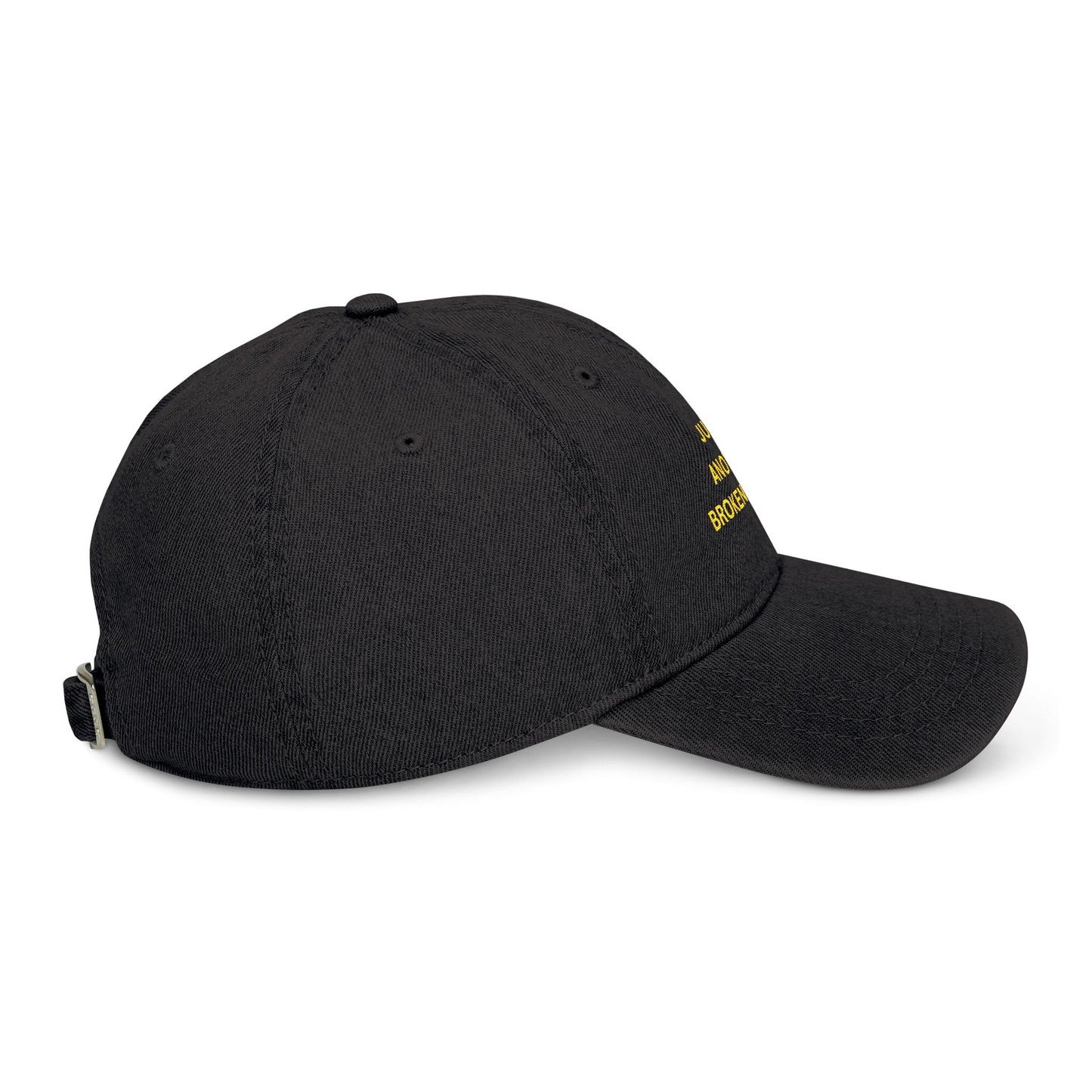 Embroidered Denim Hat - Just Another Broken System