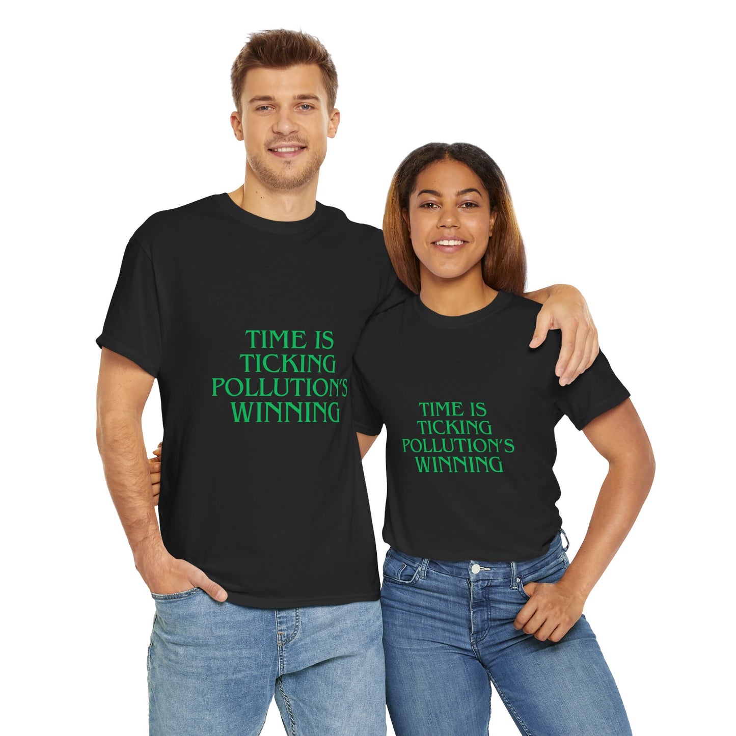 Unisex Heavy Cotton Tee, Time is ticking