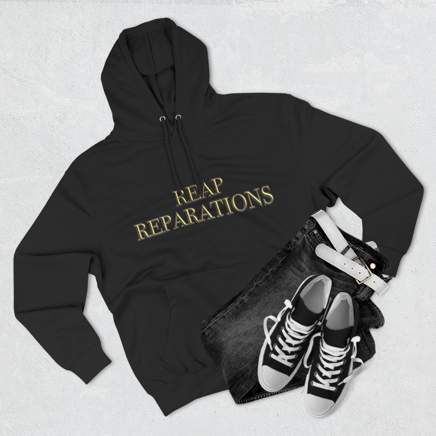 Fleece Hoodie Afrocentric AFUA Record Label Design