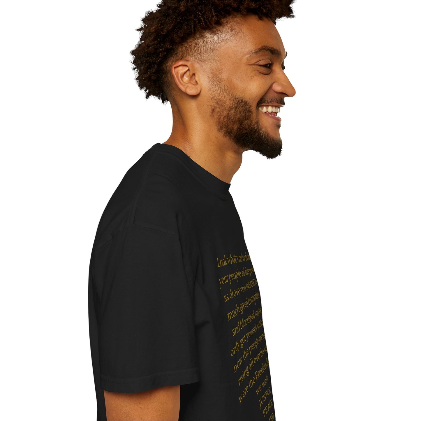 Unisex Garment-Dyed T-shirt - LOOK what you've done-BROKEN SYSTEM